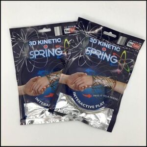 3D Kinetic Spring Toy Interactive Play As Seen On TV NEW Set Of (2) Gift